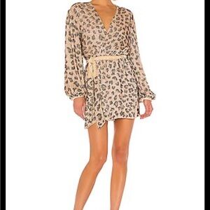 ***NEW*** Retrofete Leopard Print Long Sleeve Dress